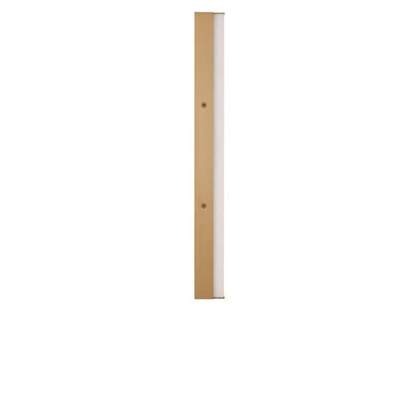 Generation Lighting Panna 18 in. W x 3 in. H Satin Brass Modern