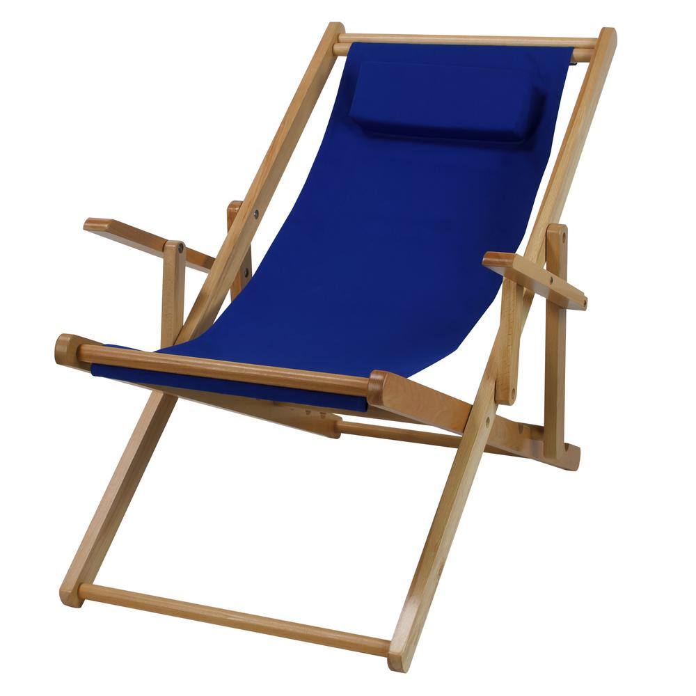 folding wood sling chair