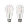 Bulbrite 60W Equivalent Warm White Light ST18 Dimmable LED Filament ...