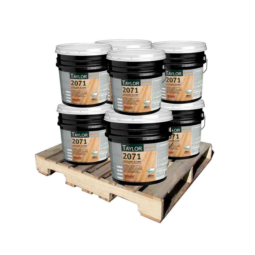 Taylor 71 4 Gal Tuff Lok X Link Wood Flooring Adhesive With Meta Tec Technology 8 Pallet 71 4 8p The Home Depot