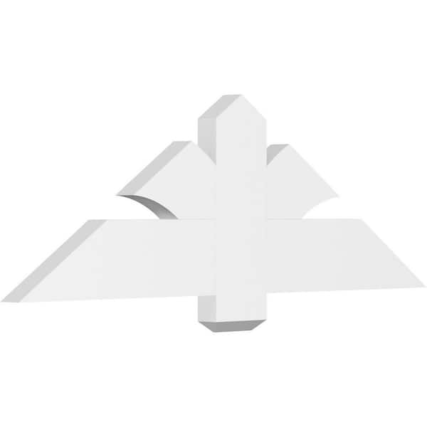 Ekena Millwork Redmond 48 in. W x 16 in. H x 2 in. D Signature Polyurethane Bracket