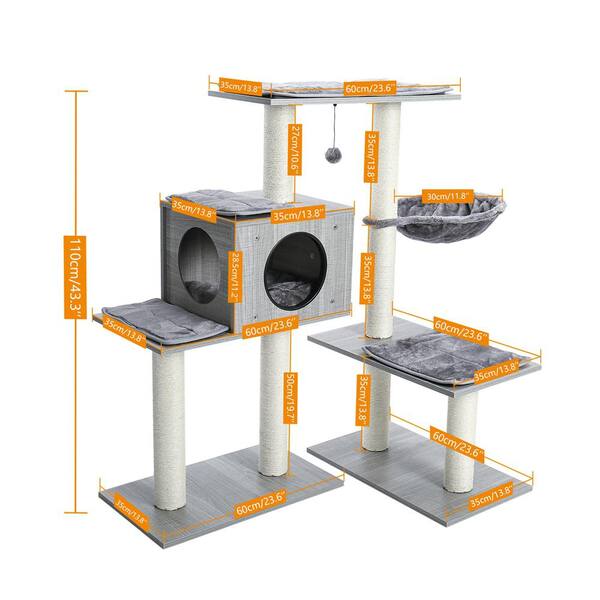 tree bark scratching post