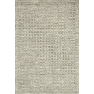 Perris Charcoal 4 ft. x 5 ft. Solid Contemporary Area Rug