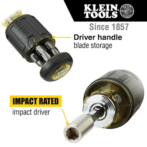 Klein Tools - Multi-Bit Screwdriver and Mini Ratchet Tool Set (3-Piece)