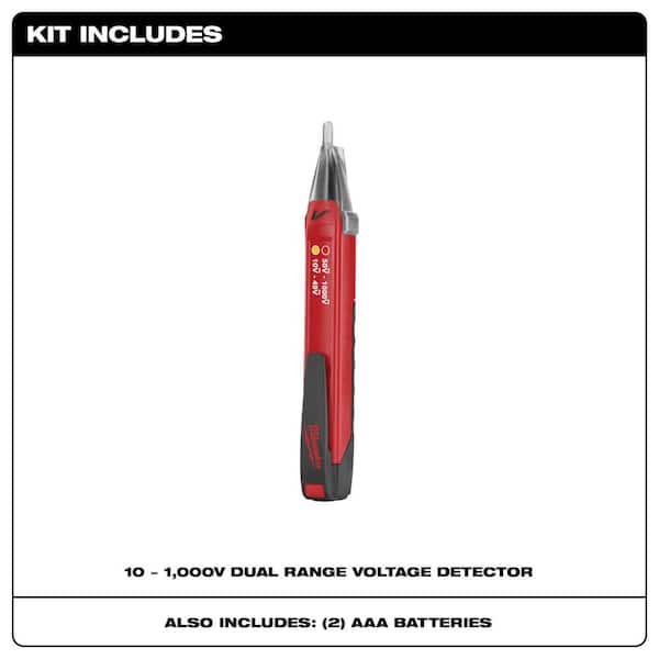 1000 Volt Dual Range Non Contact Digital Voltage Detector and Pliers Kit (3-Piece)