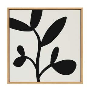 Modern Botanical Abstract 2 by The Creative Bunch Studio Framed Nature Canvas Wall Art Print 22 in. x 22 in. .