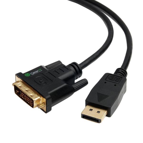 GearIt 6 ft. Gold Plated DisplayPort to DVI Adapter Cable