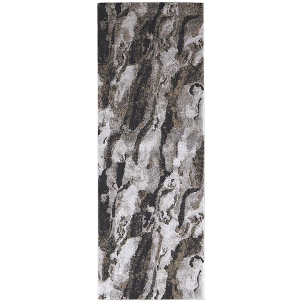 2' x 8' Runner Wool Ivory Area Rug main image 0