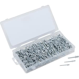 Aluminum Rivet Assortment (500-Piece)