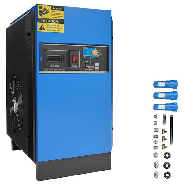 30Gal. Compressed Air Dryer, 85CFM Electric Refrigerated Air Dryer, 110-120V 232PSI Industrial Refrigerated Compressor