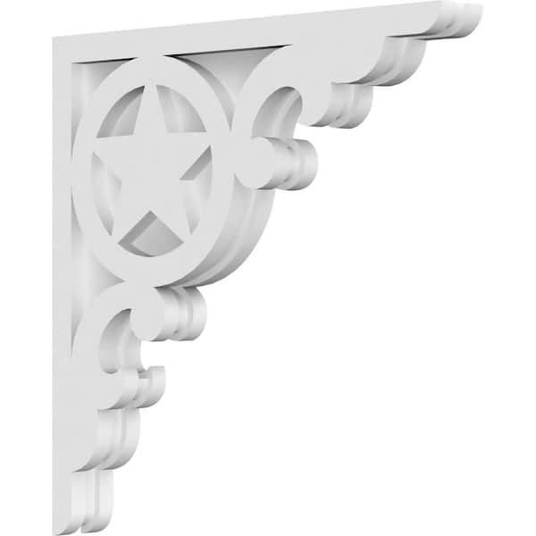 Ekena Millwork 1-7/8 in. x 16 in. x 16 in. PVC Austin Corbel