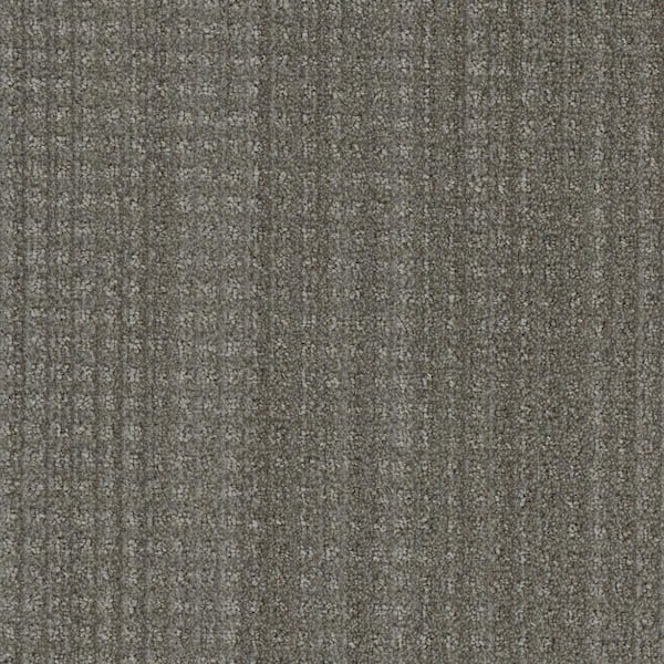 Lifeproof Dovetail - Ranch - Gray 45 oz. SD Polyester Pattern Installed Carpet