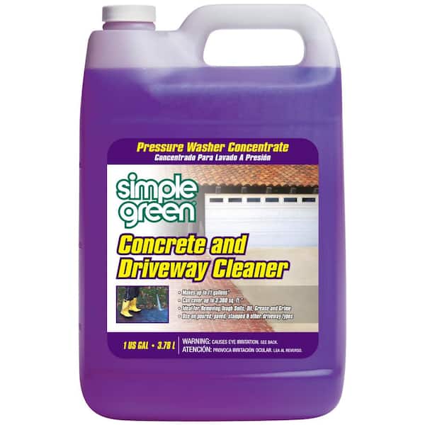 Simple Green 1 Gal. Concrete and Driveway Outdoor Cleaner Pressure Washer Concentrate