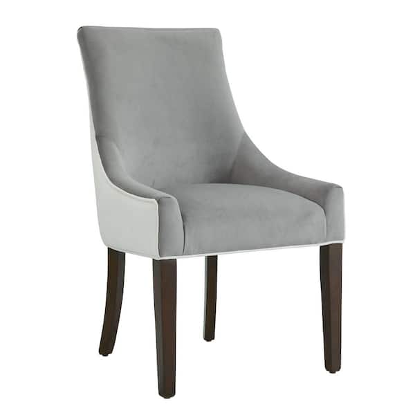 Unbranded Smoke Polyester Upholstered Dining Chair