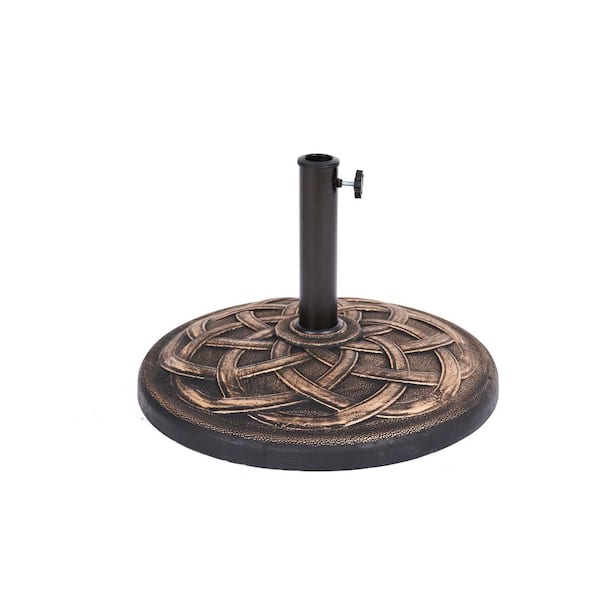 Unbranded 42 lbs. Patio Umbrella Base in Antique-Bronze