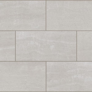 Minihaha Falls Limestone 22 MIL x 18.5 in. W x 37 in. L Click Lock Waterproof Vinyl Tile Flooring (19.1 sq. ft./case)