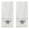 SKL Home Farmhouse Bee 100% Cotton 2-Pack White Hand Towel V1788000830203 -  The Home Depot