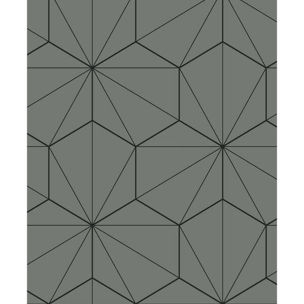 Triangle Geometric Pattern Printed Designer Wallpaper, For Home