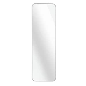 14 in. W x 47 in. H Rectangle Aluminium Alloy Frame Silver Full Length Mirror