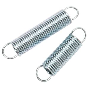 5/8 in. x 2-1/2 in. and 5/8 in. x 3-1/4 in. Zinc-Plated Extension Spring (4-pack)