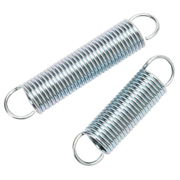 Everbilt 5/8 in. x 2-1/2 in. and 5/8 in. x 3-1/4 in. Zinc-Plated Extension Spring (4-pack)