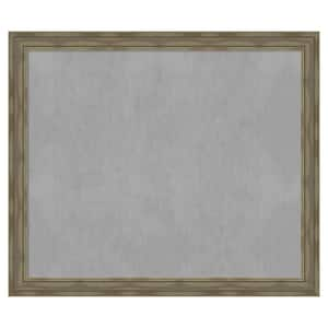 Alexandria Greywash 54 in. x 46 in. Framed Magnetic Board