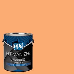 1 gal. PPG1197-5 Orange Marmalade Semi-Gloss Exterior Paint