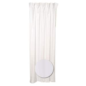 36 in. W x 78 in. Stall Shower Liner Vinyl in White