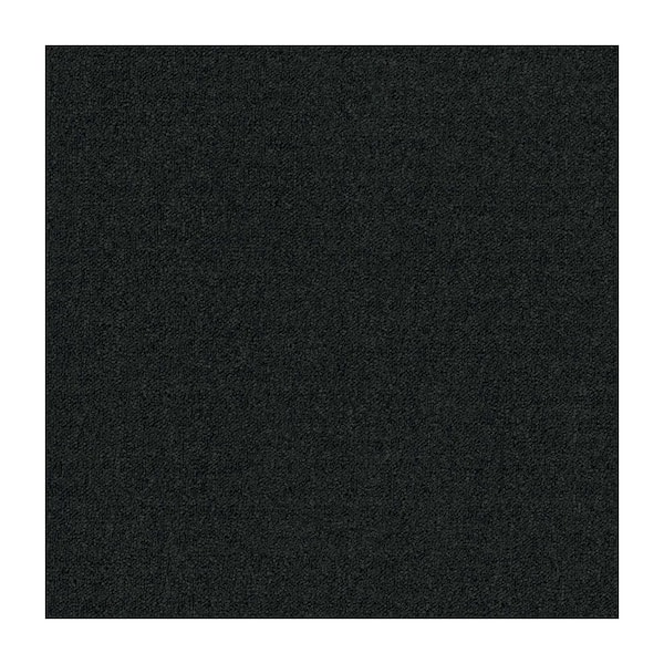 Mohawk 24 in. x 24 in. Textured Loop Carpet - Advance -Color Carbon