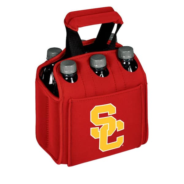 Picnic Time University of Southern California Trojans 6-Bottles Red Beverage Carrier