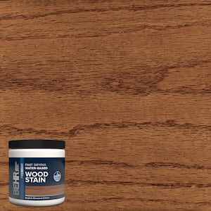 8 oz. TIS-520 English Chestnut Transparent Water-Based Fast Drying Interior Wood Stain