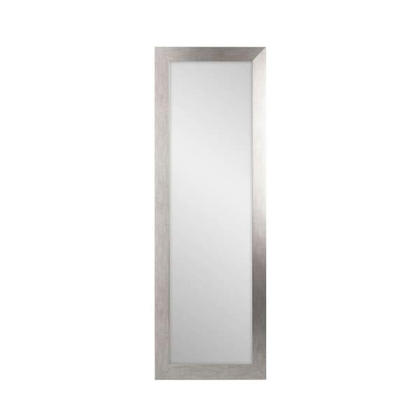 BrandtWorks Oversized Dark Silver/Brown Modern Mirror (71 in. H X 21.5 in. W)