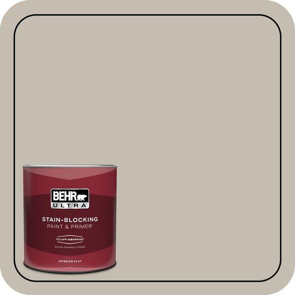 BEHR ULTRA 1 qt. #N320-3 Tanglewood Extra Durable Flat Interior Paint & Primer