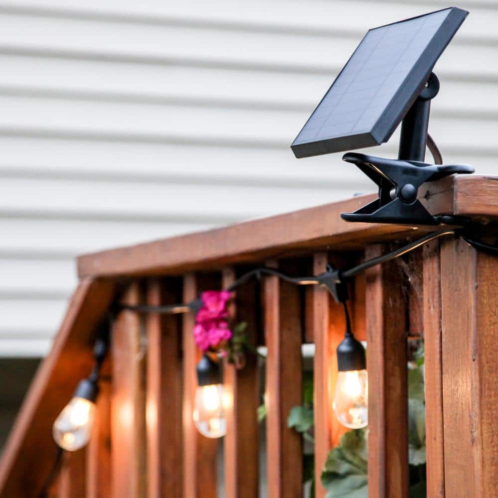 Black 5.5" LED Dusk to Dawn Solar Panel