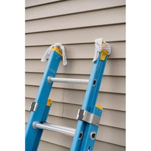 28 ft. Fiberglass Extension Ladder (27 ft. Reach Height) with 250 lb. Load Capacity Type I Duty Rating