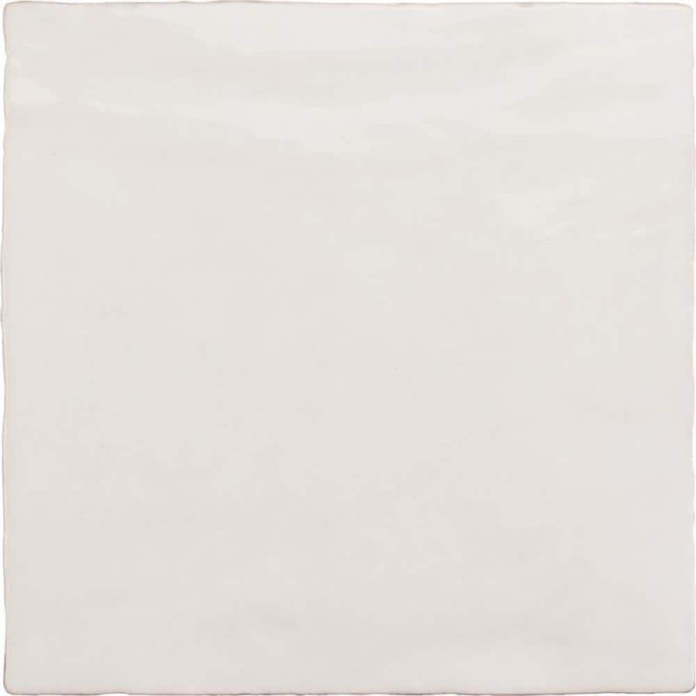 Apollo White 5x5 Polished Ceramic Subway Tile