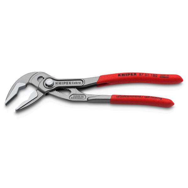 KNIPEX 7.25 in. Cobra ES Water Pump Tongue & Groove Pliers 87 51