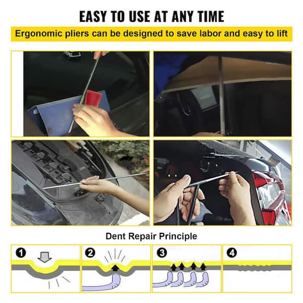 Solary Dent Repair Tool Car Dent Removal Tool Bridge Puller Dent Puller Kit