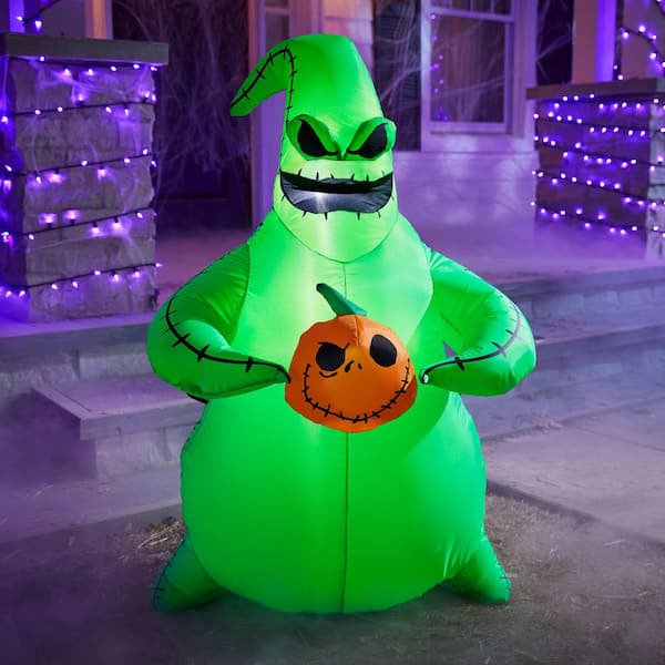 3.5 ft LED Oogie Boogie with Pumpkin Inflatable Airblown® I5