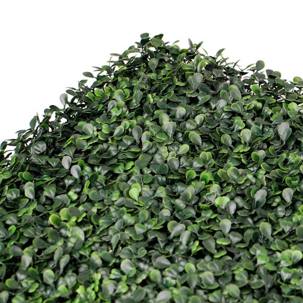 20"x20" Dark Green Artificial Boxwood Hedge Panels for Wall