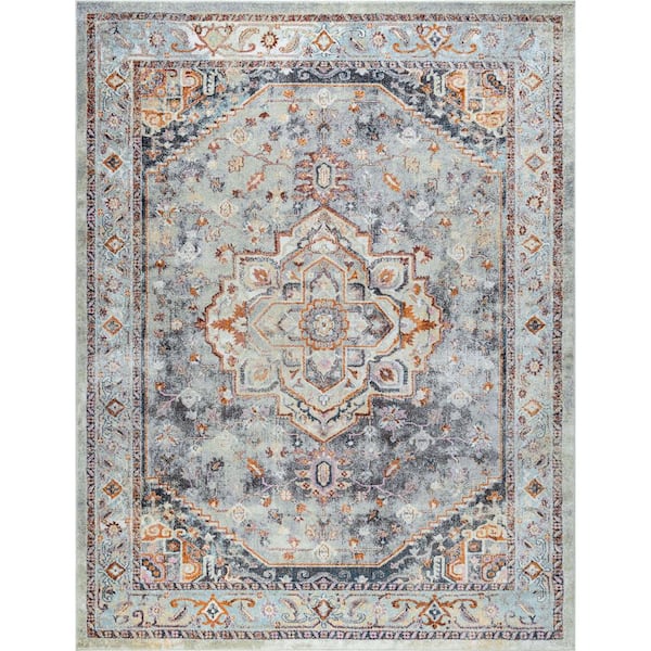 Tayse Rugs Wakefield Oriental Gray 4 ft. x 6 ft. Indoor Area Rug