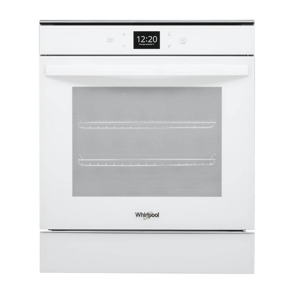 24 in. Single Electric Wall Oven in White