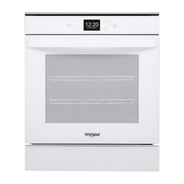 Whirlpool 24 in. Single Electric Wall Oven in White WOS52ES4MW - The Home  Depot
