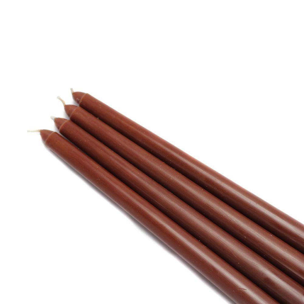 UPC 685024159431 product image for Zest Candle 12 in. Brown Taper Candles (12-Set) | upcitemdb.com