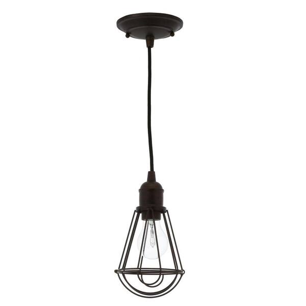 Generation Lighting Urban Renewal 1-Light Parisian Bronze Mini Pendant