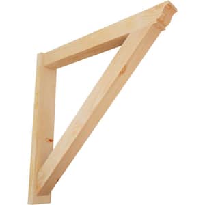 6 in. x 42 in. x 42 in. Traditional Rough Sawn Douglas Fir Outlooker
