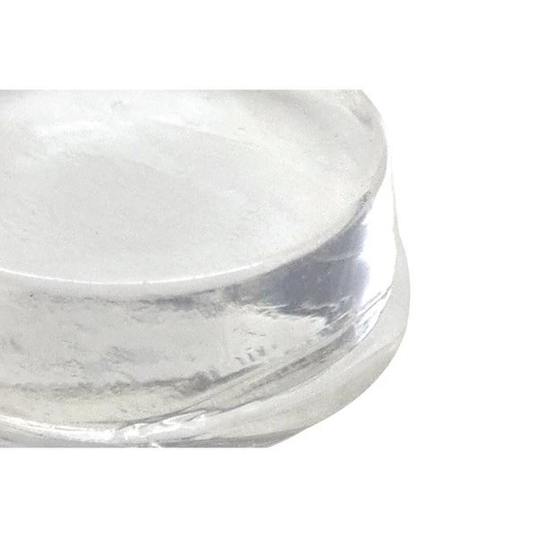 Shepherd - 1/2 in. Clear Soft Rubber Like Plastic Self-Adhesive Round Bumpers (16-Pack)