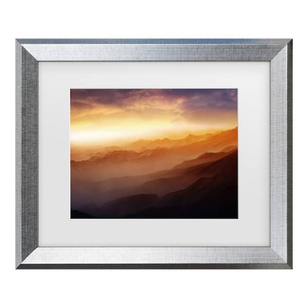 Trademark Fine Art Rudi Gunawan Dreams Fog Matted Framed Photography Wall Art 14.5 in. x 17.5 in.