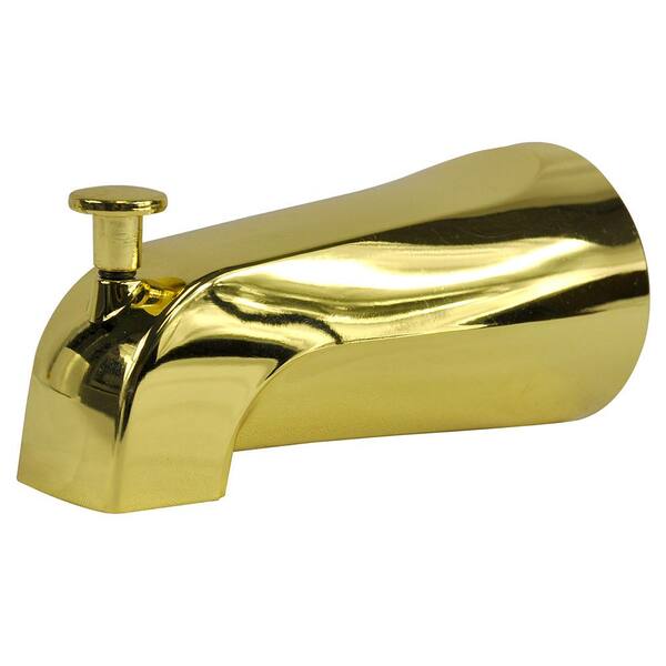 Danco Polished Brass Universal Tub Spout w/ Diverter #89265 