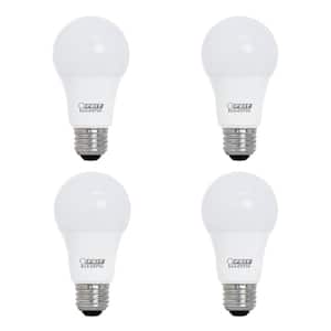 60-Watt Equivalent A19 Dimmable CEC Title 20 Compliant ENERGY STAR 90+ CRI E26 LED Light Bulb, Soft White 2700K (4-Pack)